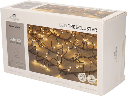 Anna's Collection Kerstverlichting - 960 leds - warm wit - 12,5 meter - binnen en buiten