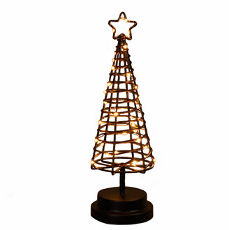 Anna's Collection Kerstverlichting figuur - 3D lichtboom - 30 cm