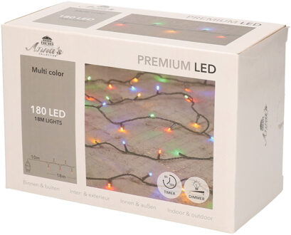 Anna's Collection Kerstverlichting - kleur - timer - 180 LED