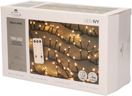 Anna's Collection Kerstverlichting - warm wit - 700 lampjes - 16 m?- Kerstverlichting voor binnen en buiten