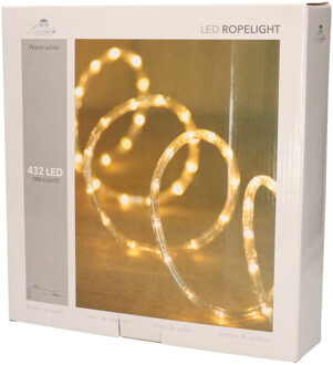Anna's Collection Rope Light 432 Lampjes 18m Led Warm Wit Aanloopsnoer 1,5m Zwart Bibui 230v Rope Lights Coenbakker