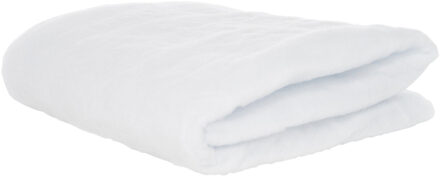 Anna's Collection Sneeuwdeken/sneeuwtapijt - wit- brandvertragend polyester - 100 x 100 cm