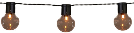 Anna's Collection Tuinverlichting lichtsnoer met lampjes/bollampjes klassiek wit 10 meter