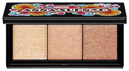 Anna Sui 3 Color Palettes 01 Cheerful Beige Happy Palette