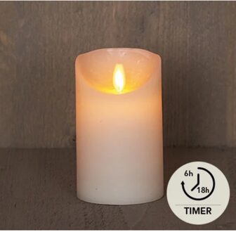 Annas collection led stompkaars bewegende vlam oslo 12.5 cm ivoor Crème