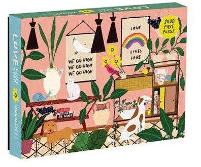 Anne Bentley Love Lives Here 1000 Piece Puzzle - Sarah McMenemy