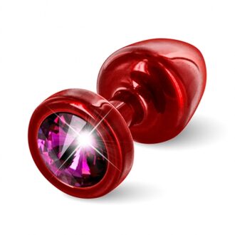 Anni Butt Plug Rond Rood - Roze - 25 mm