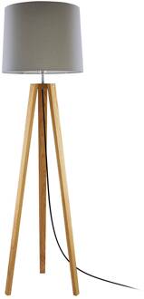 Anni vloerlamp, asteiken geolied/taupe asteiken geolied, taupe