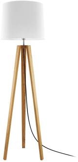 Anni vloerlamp, asteiken geolied/wit asteiken geolied, wit