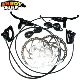 Annoybike New Sale Hydraulic Disc Brake 203MM For Electric Bike E715 Brake Levers Oil Disc Brake Bicycle Accessories