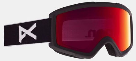 Anon Skibril - Unisex - zwart/wit