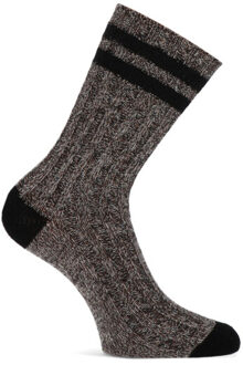 Anouk black mel katoenen damessokken geen unisex - maat 35-38 Zwart