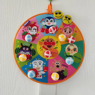 Anpanman Planet Throwing Ball Target Set Indoor Throwing Dart Board Velcro Sticky Ball Parent-child Game Toy Set