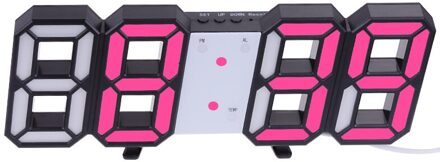 Anpro 3D Grote Led Digitale Wandklok Datum Tijd Celsius Nachtlampje Display Tafel Desktop Klokken Wekker Van Woonkamer 07