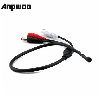 Anpwoo Laag Geluidsniveau Cctv Microfoon Camera Mondstuk Audio Pick Up Sound Monitor Mic Apparaat