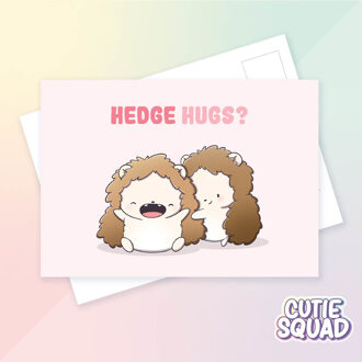 Ansichtkaart - Hedge Hugs