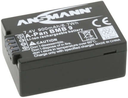 Ansmann A-Pan BMB 9 E Lithium-Ion 900mAh 7.4V oplaadbare batterij/accu