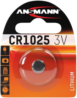 Ansmann knoopcelbatterij CR1025 3V lithium per stuk