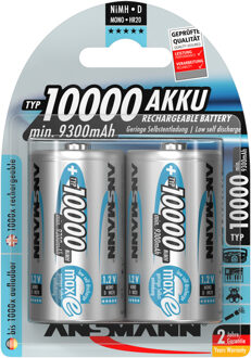 Ansmann Mono D 10000mAh 2 Stuks