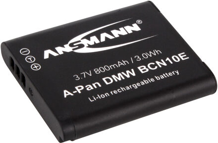 Ansmann oplaadbare batterijen/accu's 3.7V, 800mAh, 3Wh, black