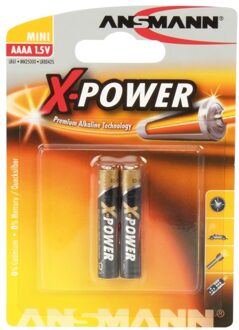 Ansmann X-Power AAAA, 1x 2 Single-use battery Alkaline 1,5 V