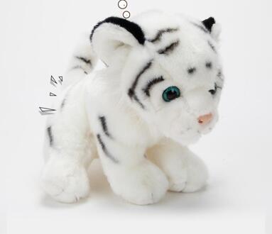Ant 14CM leuke gevuld pluizige dier tijger knuffel pop pop kind kinderen kussen kussen kussen verjaardag kerstcadeau gevulde wit