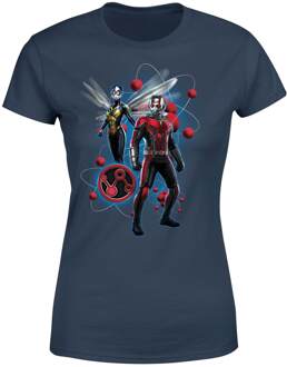 Ant-Man and the Wasp Particle Pose Dames T-shirt - Navy - L - Navy blauw