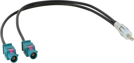 Antenne Adapter 2x FAKRA (Z) -> DIN (m) 152419