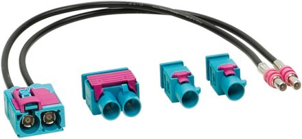 Antenne Adapter Set Dubbel-FAKRA (w) > 1x Dubbel / 2x Enkel 152425