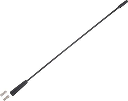 Antenne spriet AM/FM 36cm fibre glas, met M5 en M6 verloopjes 15200025