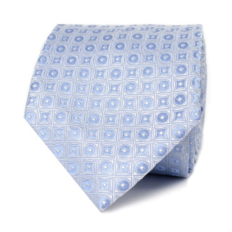 Anterivo | silk tie | bright blue Print / Multi - One size