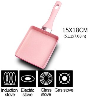 Anti-aanbak Retangular Omelet Pan Tamagoyaki Ei Pan Voor Gasfornuis En Inductie N7MD 3