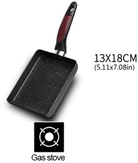 Anti-aanbak Retangular Omelet Pan Tamagoyaki Ei Pan Voor Gasfornuis En Inductie N7MD 6