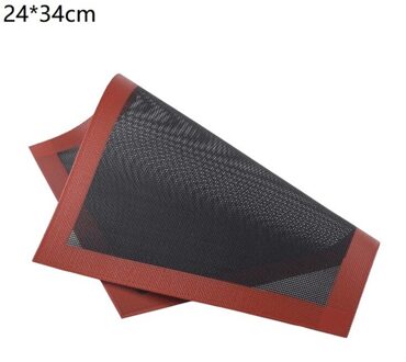 Anti-aanbak Siliconen Bakken Mat Hittebestendige Oven Sheet Liner Voor Cookie Brood Koekjes Bladerdeeg Diy Pastry Mat Bakvormen 24x34cm