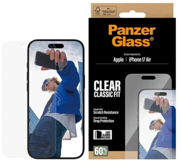 Anti-Bacterial Screenprotector voor de Apple iPhone Air Transparant