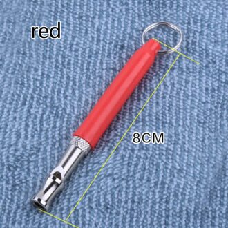 Anti Bark Ultrasoon Geluid Interactieve Gereedschap Verstelbare Huisdieren Supplies Honden Training Fluit Hond Opleiding Fluitje Metalen 1 Pc Rood