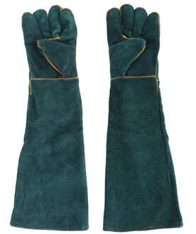 Anti-Bite Veiligheid Bite Handschoenen Voor Catch Hond, Kat, Reptiel, dier Ultra Lange Lederen Huisdieren Grijpen Bijten Beschermende Handschoenen 1 Paar