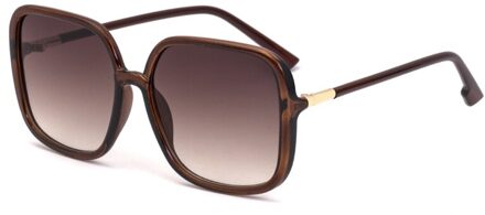 Anti-Blauw Grote Doos Zonnebril Vrouwen Koreaanse Trend Zonnebril Vrouwen Kleurrijke C4