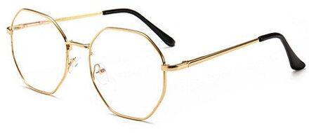 Anti Blauw Licht Anomalous Ronde Brilmontuur Vrouwen Anti-Blue Clear Brillen Frames Voor Meisjes Bijziendheid Optische Brillen Frame zilver