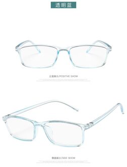 Anti Blauw Licht Bril Blocking Filter Vierkante Computer Bril Mannen Vrouwen Super Licht Frame Brillen Roze Clear Bril 7