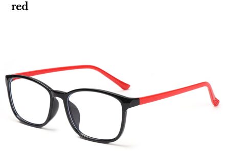 Anti-Blauw Licht Bril Voor Kinderen Kinderen Online Klassen Stralingsbescherming Computer Bril Ultra Licht Frame Eyewear rood