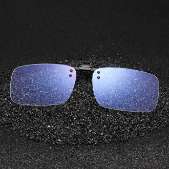 Anti Blauw Licht Bril Vrouwen Mannen Clip Op Brillen Clear Computer Telefoon Blue-Ray Eyewear Clip Flip Up bril wit