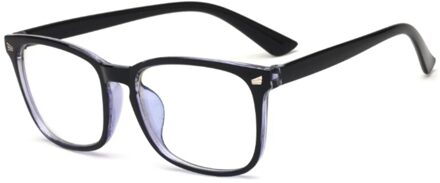 Anti Blauw Stralen Computer Bril Vrouwen Blauw Licht Coating Gaming Bril Mannen Unisex Schadelijke Licht Blokkeren Eyewear C3 blauw