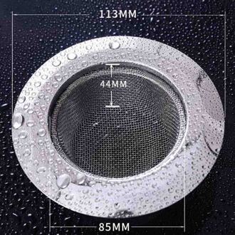 Anti-Blocking Badkamer Aanrecht Filter Anti-Plug Deodorant Artefact Spoelbak Afdruiprek Effen Rvs Zeef Sink Polishing 11