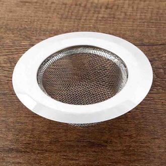 Anti-Blocking Badkamer Aanrecht Filter Anti-Plug Deodorant Artefact Spoelbak Afdruiprek Effen Rvs Zeef Sink Polishing 5.5