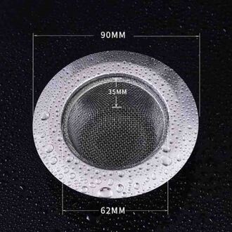 Anti-Blocking Badkamer Aanrecht Filter Anti-Plug Deodorant Artefact Spoelbak Afdruiprek Effen Rvs Zeef Sink Polishing 9