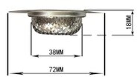 Anti-Blocking Haar Catcher Haar Stopper Plug Val Douche Afvoerputje Covers Gootsteenzeefje Filter Badkamer Keuken Accessoires 1stk