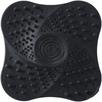 Anti-Blocking Haar Catcher Haar Stopper Plug Val Douche Afvoerputje Covers Gootsteenzeefje Filter Badkamer Keuken Accessoires zwart