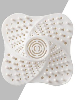 Anti-Blocking Haar Catcher Haar Stopper Sink Plug Val Douche Afvoerputje Covers Gootsteenzeefje Filter Badkamer Accessoires wit