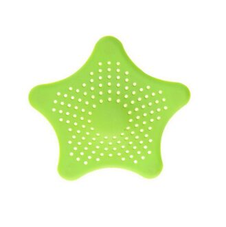 Anti Blokkeren Afvoerputje Siliconen Sucker Riool Monding Zeef Sink Filter Star Badkamer Haar Stopper Plug Keuken Accessoires groen